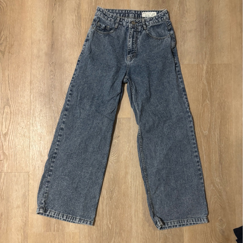 Max Jeans Women's Wide Leg Flare Jeans in Washed Blue
